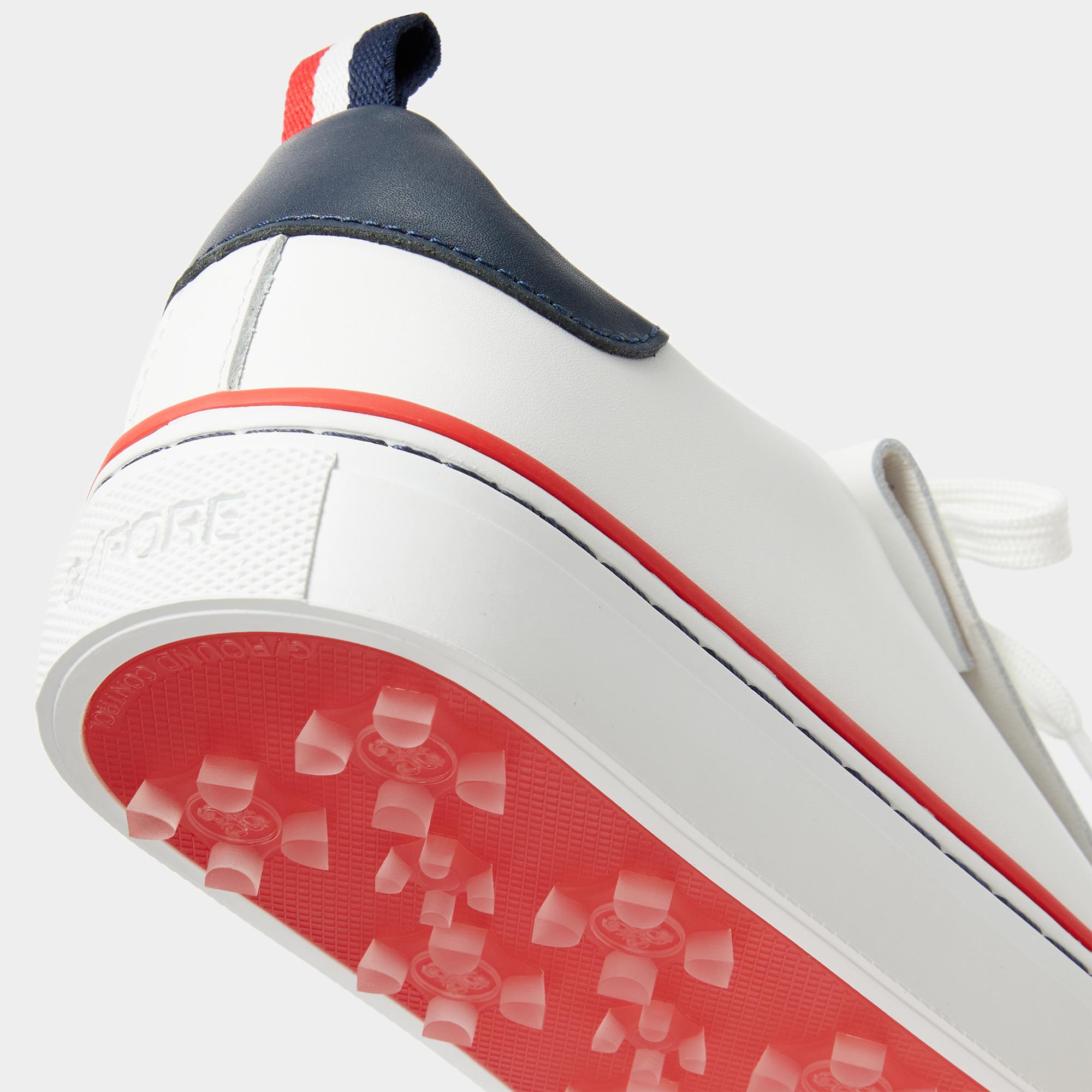 Ladies G/FORE Contrast Accent Kiltie Durf Ladies Golf Shoes Snow